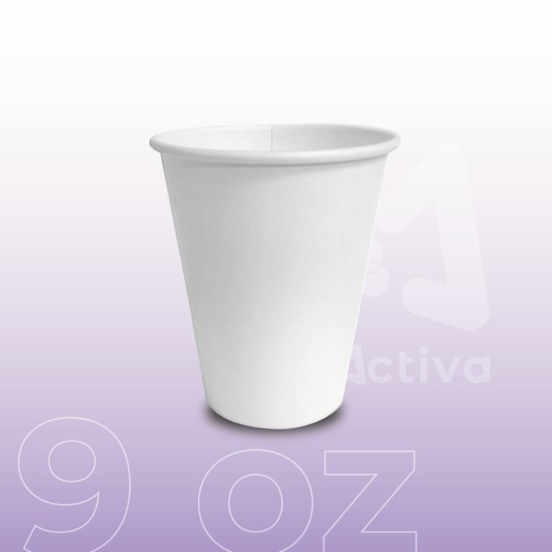 Vaso Papel Bioform 9 oz | Activa Industria