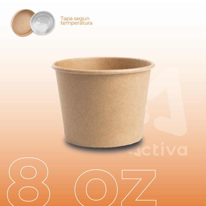 Contenedor Bioform 8 oz | Activa Industria
