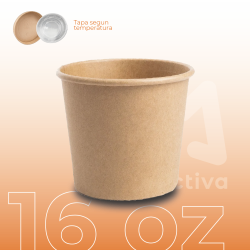 CONTENEDOR BIOFORM 16 OZ PERSONALIZADO