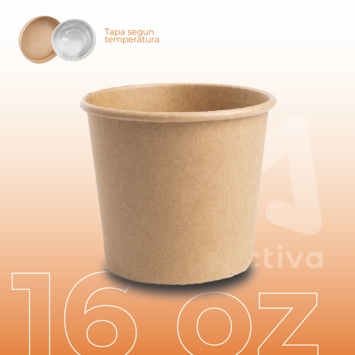 CONTENEDOR BIOFORM 16 OZ PERSONALIZADO
