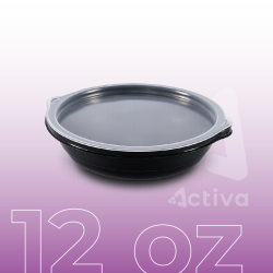 CAZUELA PP NEGRA WAU 12 OZ (25X4)