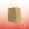 Bolsa Kraft Con Manija M 30x17x34 cm | Activa Industria